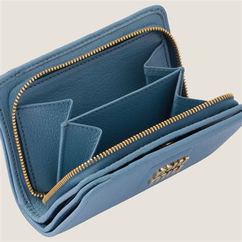 miu miu madras bicolor wallet|Madras Colour leather wallet Astral blue / ink blue .